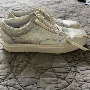 Silver Sparkle Vans